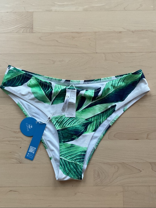 Cupshe Other - Cupshe Women's Green Leaf Print Bikini Bottom -